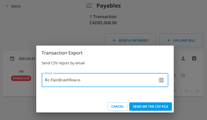 pay history export